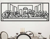 Jesus Last Supper Metal Wall Art, Christian Home Decor | Yedwo